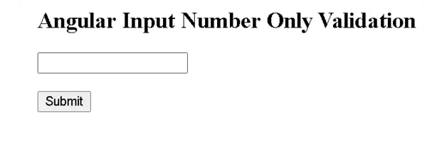 Angular input number regex pattern validation example